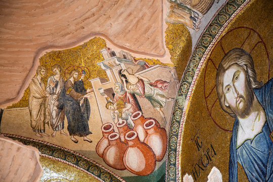 Bzantine Mosaics, Kariye Mosque (also Church of the Holy Savior of Chora), UNESCO, Istanbul, Turkey