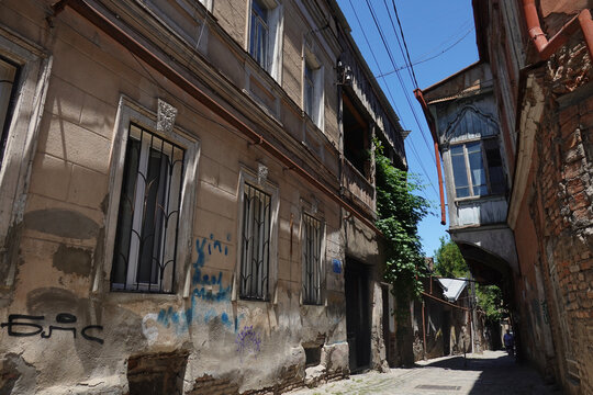 Architecture in central Tbilisi, Georgia