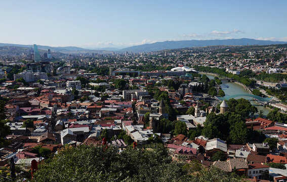 Architecture in central Tbilisi, Georgia
