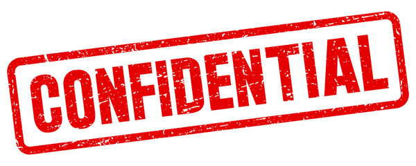 Confidential stamp PNG image design. Illustration with transparent background