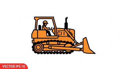 Bulldozer Heavy Machinery Construction Equipment. © IPUT