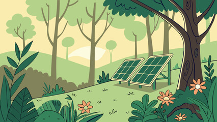 vector illustration of a tree