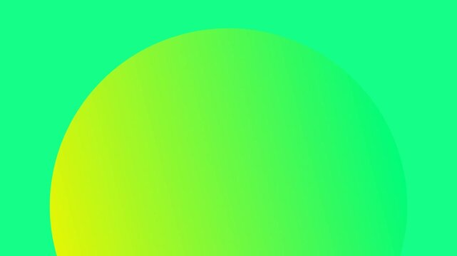 Geometric background animation with green circles