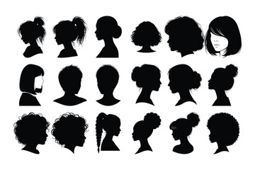 silhouette of a girl