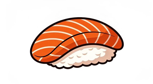 Key fish salmon vector illustration