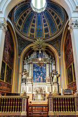 Obraz premium Interior of Cathedral Basilica of Our Lady of the Pilar, Zaragoza, Spain
