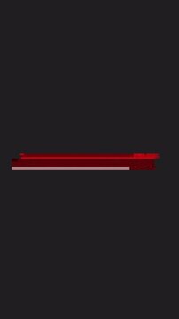 Vertical Technical Difficulty glitch red shape alpha channels, 