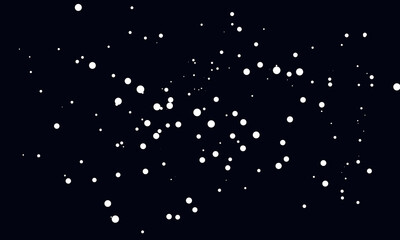 Fototapeta premium starry sky background ,White Particle Explosion on Dark Black Background – Abstract Space Dust Effect. Abstract burst of white glowing particles scattered across a dark blue background.
