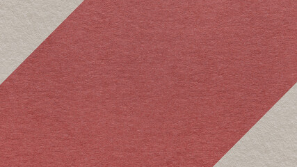 Fototapeta premium Dark maroon paper texture background with light beige corners and copy space for banner presentation template