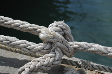 close up of a rope