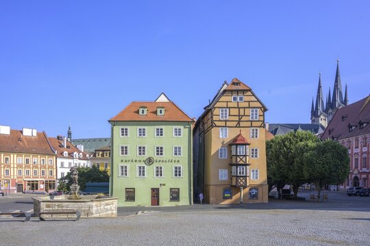 Eger St&ouml;ckl with Kr&auml;mergasse, Cheb, Karlovarsk&yacute; kraj, Czech Republic
