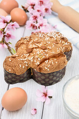 Colomba di pasqua or Easter dove is a typical food from Italy