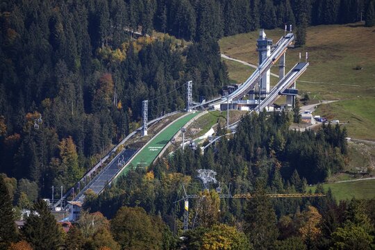 World Cup Ski Jumping Arena, Oberstdorf, Oberallg&auml;u, Allg&auml;u, Bavaria, Germany