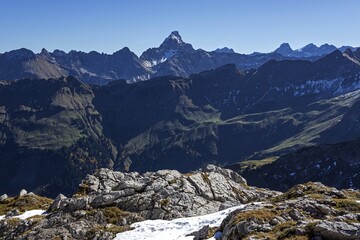 View Nebelhorn Allg Alps The