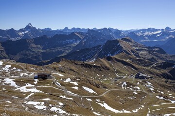 View Nebelhorn Allg Alps Behind