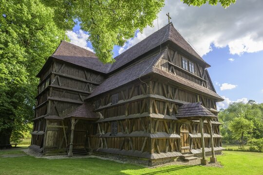 Protestant wooden church (Unesco World Heritage Site), Hronsek, Banskobystrick&yacute; kraj, Slovakia