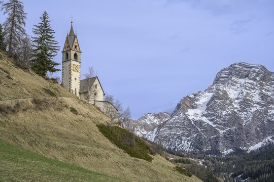 Barbara Chapel, Wengen, South Tyrol, Italy