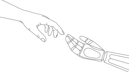 Obraz premium Continuous line drawing of a person jumping rope in a dynamic pose