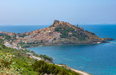 Medieval town of Castelsardo, province of Sassari, Sardinia, Italy.&nbsp;