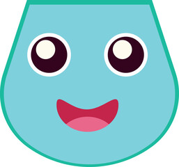 Obraz premium Cute Kid Doodle Style Smile Emoji Sticker Set – Funny Cartoon Emoticon Faces with Trendy Hand-Drawn Character Shapes, Playful Kids Art Expression Pack, Cheerful Smile Mood Icons Collection, Adorable 