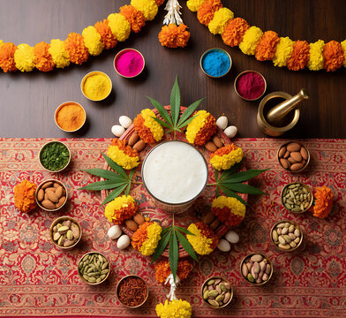 Refreshing Bhang Thandai For Holi Rangpanchami Celebration