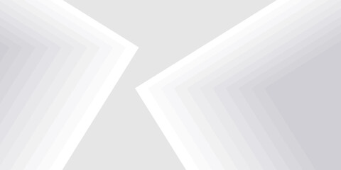 Abstract white and grey arrows futuristic technology background concept high-speed movement. Dynamic motion hi tech digital arrows and stripes. © ribut