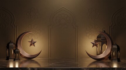 Eid Ramadan background, minimalist elegant Islamic background, Islamic theme
