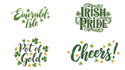 Emerald Isle IRISH PRIDE Pot of Gold Cheers