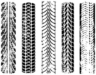 PNG seamless track tile overlay on transparent background. Tire tread texture for design swatches.