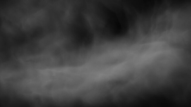smoky effect swirling on black screen, abstract vapor texture background for video overlays and design