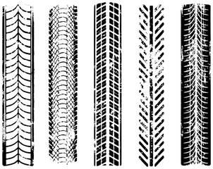 PNG utility tire tread overlay on transparent background. Tread texture for work vehicle visuals.