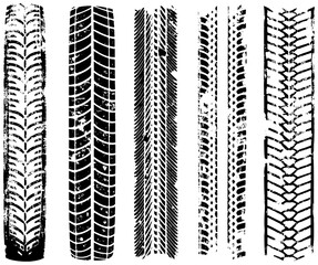 PNG scuffed tread frame overlay on transparent background. Worn tire edging for street racing themes.