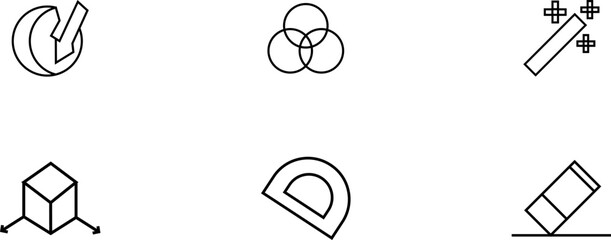 Geometric shapes and symbols