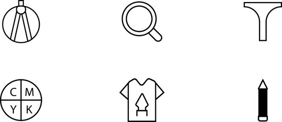 Collection of various icons and symbols