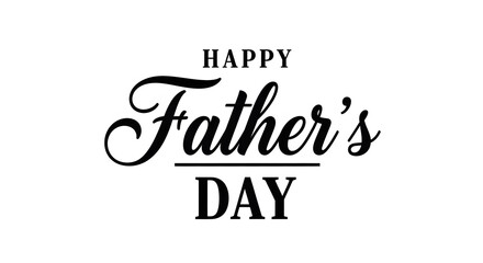 Happy father's day greeting card or banner