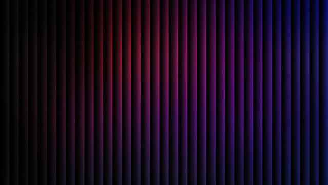 Abstract Vertical Lines Gradient Background in Red Purple and Blue. Glass ripple effect moody glow.