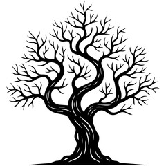 Obraz premium silhouette of a tree