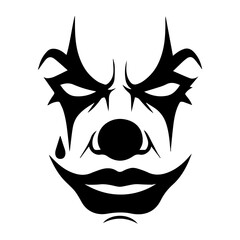 Scary Clown Face