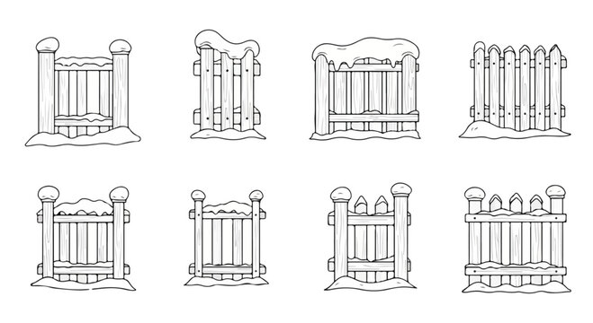 Diverse architectural drawings of classical columns and structures Vector