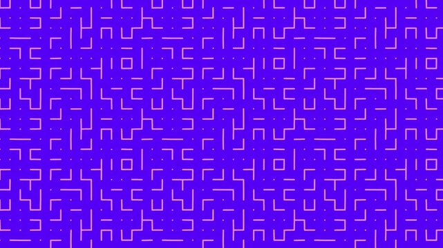 Seamless maze pink on purple blue labyrinth loop