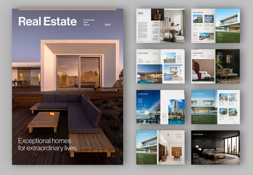 Real Estate Brochure Layout