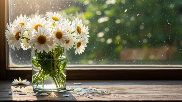 daises by the window classic and simple 