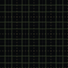Obraz premium Seamless Yellow and Green Architectural Grid Pattern, Minimalist Technical Drawing Background Vector for Professional Design Projects