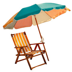 beach chair with umbrella