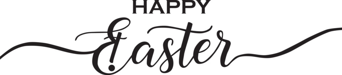 Elegant cursive script greeting for a festive easter celebration © MD NUR MIA