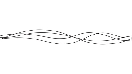 Abstract intertwining lines forming a flowing and dynamic wave pattern. © MD NUR MIA