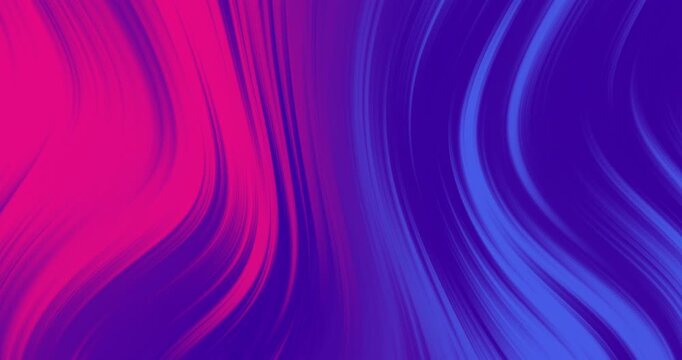 Vibrant flowing waves in purple, pink, and blue gradients. Horizontal widescreen format perfect for presentations, video backgrounds, and screens.