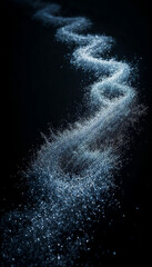 Shimmering Gold Dust Texture on Dark