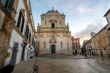 Fototapeta premium Basilica di San Martino, Martina Franca, Italy