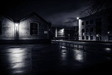 Obraz premium Valladolid ciudada europea de España centrla en invierno al anochecer 